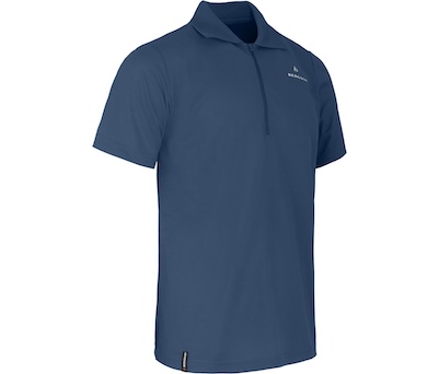 BERGSON DIRK: Pique Polo-Shirt mit Rei�verschluss