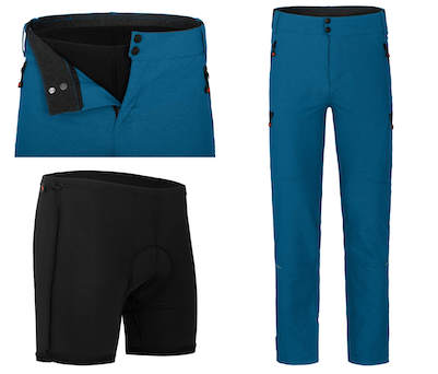 BERGSON PORVOO: Radhose, Sitzpolster & Ripstop