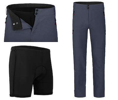 BERGSON PORVOO: Radhose, Sitzpolster & Ripstop