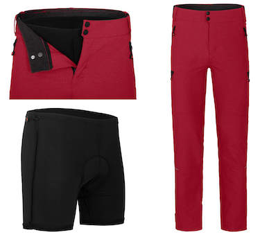 BERGSON PORVOO: Radhose, Sitzpolster & Ripstop