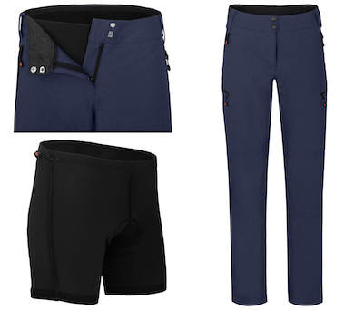 BERGSON VINA: Ripstop Radhose & Sitzpolster