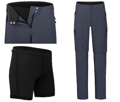 BERGSON VINA: Zipp-Off Radhose BERGSON VINA: Zipp-Off Radhose