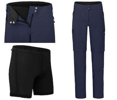 BERGSON VINA: Zipp-Off Radhose